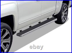 IBoard Running Boards 6 inches Fit 07-18 Chevy Silverado GMC Sierra Crew Cab