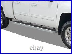 IBoard Running Boards 6 inches Fit 07-18 Chevy Silverado GMC Sierra Crew Cab