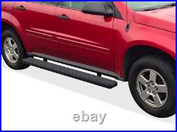 IBoard Running Boards 6 inches Matte Black Fit 05-09 Chevy Equinox