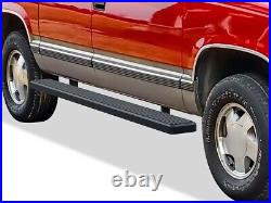 IBoard Running Boards 6 inches Matte Black Fit 92-99 Chevy Suburban