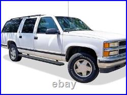 IBoard Running Boards 6 inches Matte Black Fit 92-99 Chevy Suburban