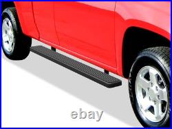 IBoard Running Boards 6in Black Fit 04-12 Chevy Colorado GMC Canyon Extended Cab