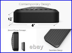 IBoard Running Boards 6in Black Fit 04-12 Chevy Colorado GMC Canyon Extended Cab