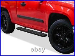 IBoard Running Boards 6in Black Fit 04-12 Chevy Colorado GMC Canyon Regular Cab