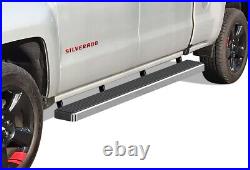 IBoard Running Boards 6in Fit 19-24 Chevy Silverado GMC Sierra Crew Cab