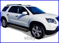 IBoard Running Boards 6in Matte Black Fit 07-17 Chevy Traverse Buick Enclave