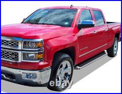 IBoard Running Boards Style Fit 01-07 Chevy Silverado GMC Sierra Crew Cab