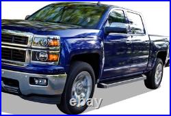 IBoard Running Boards Style Fit 07-18 Chevy Silverado GMC Sierra Crew Cab