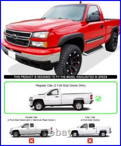 IBoard Running Boards Style Fit 99-07 Silverado Sierra Regular Cab
