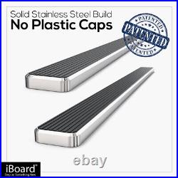 IBoard Stainless Steel 5in Running Boards Fit 07-18 Silverado Sierra Regular Cab