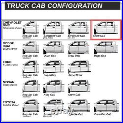 J2 6.5 Step Nerf Bar Running Boards For 2007-2019 Silverado Sierra Crew Cab