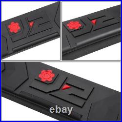J2 Fit 07-19 Silverado Sierra Crew Cab 6.25 Flat Side Step Bar Running Boards