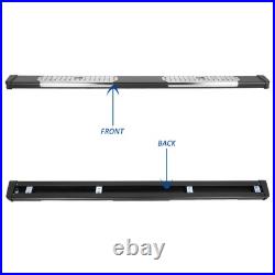 J2 For 07-19 Silverado Sierra Crew Cab 6.5 W Steel Side Step Bar Running Boards J2 For 07-19 Silverado Sierra Crew Cab 6.5 W Steel Side Step Bar Running Boards