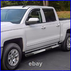 J2 For 07-19 Silverado Sierra Crew Cab 6.5 W Steel Side Step Bar Running Boards