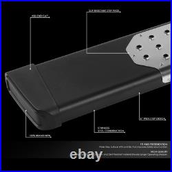 J2 For 07-19 Silverado Sierra Crew Cab S. Steel 6.5 Wide Step Bar Running Boards