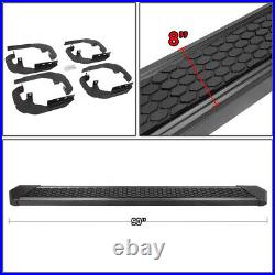 J2 For 19-20 Silverado Sierra Crew Cab 8 Black Honeycomb Step Bar Running Board