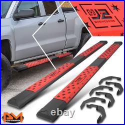 J2 Powdercoated 6 Side Step Running Boards for 07-19 Silverado/Sierra Ext Cab
