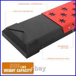 J2 Powdercoated 6 Side Step Running Boards for 07-19 Silverado/Sierra Ext Cab