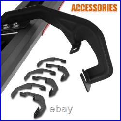 J2 Powdercoated 6 Side Step Running Boards for 07-19 Silverado/Sierra Ext Cab