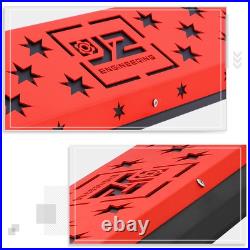 J2 Powdercoated 6 Side Step Running Boards for 07-19 Silverado/Sierra Ext Cab