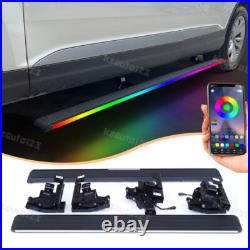 LED Deployable Side Steps Running Board Fit For Chevrolet Silverado 2014-2019