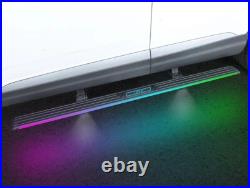 LED Deployable Side Steps Running Board Fit For Chevrolet Silverado 2014-2019