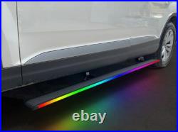 LED Deployable Side Steps Running Board Fit For Chevrolet Silverado 2014-2019