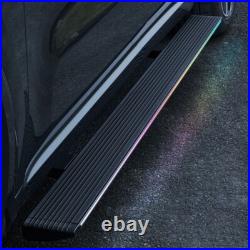 LED Deployable Side Steps Running Board Fit For Chevrolet Silverado 2014-2019