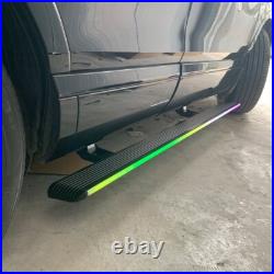 LED Deployable Side Steps Running Board Fit For Chevrolet Silverado 2014-2019