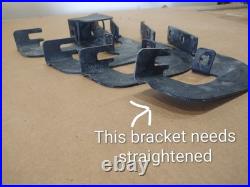Left Driver Side Running Board Brackets OEM Silverado Sierra 14-19 Double Cab