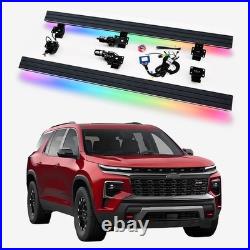 Light Power Side Steps Electric Running Boards For Chevrolet Traverse 2024-2026