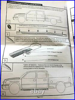 Lund 52 Multi Fit Factory Style Running Board 221010 Ford GMC Chevrolet Dodge +