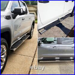 Nerf Bar FOR 2019-2026 Silverado/Sierra Crew Cab 6 Side Step H Running Boards
