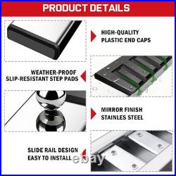 Nerf Bar FOR 2019-2026 Silverado/Sierra Crew Cab 6 Side Step H Running Boards