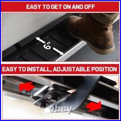 Nerf Bar FOR 2019-2026 Silverado/Sierra Crew Cab 6 Side Step H Running Boards
