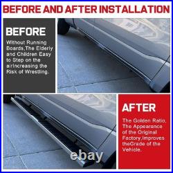 Nerf Bar FOR 2019-2026 Silverado/Sierra Crew Cab 6 Side Step H Running Boards