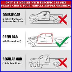 Nerf Bar FOR 2019-2026 Silverado/Sierra Crew Cab 6 Side Step H Running Boards