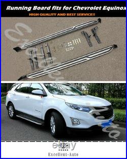 Newest Fits for Chevrolet Equinox 2018 2019 Running Board Side Step Nerf Bar