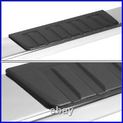 Pair Chrome 6step Bar Running Boards For 07-19 Silverado/sierra Ext Cab Lh+rh