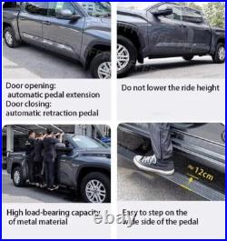 Power Electric Running Board Side Step Fits For Chevrolet Silverado 2019-2025