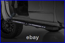 Rough Country AC2 Running Boards Amber/White Crew Cab Chevy/GMC 1500 07-18