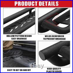 Running Board BXWQ For 19-26 Silverado/Sierra 1500 Crew Cab Drop Bar Step Black
