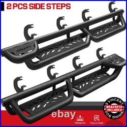Running Board BXWQ For 19-26 Silverado/Sierra 1500 Crew Cab Drop Bar Step Black