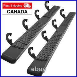 Running Board FIT 19-24 Silverado/Sierra Crew Cab Black 6.5 Nerf Bar Step DH