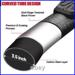 Running Board FOR 07-18 Silverado/Sierra 1500 Crew Cab Truck Nerf Step Curved