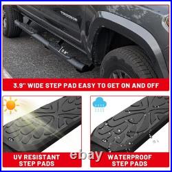 Running Board FOR 07-18 Silverado/Sierra 1500 Crew Cab Truck Nerf Step Curved