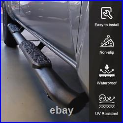 Running Board FOR 07-18 Silverado/Sierra 1500 Crew Cab Truck Nerf Step Curved