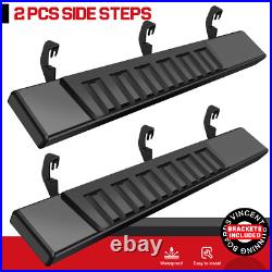 Running Board FOR 07-18 Silverado/Sierra Regular Cab Truck Step 6 Nerf Bar BLK