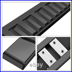 Running Board FOR 07-18 Silverado/Sierra Regular Cab Truck Step 6 Nerf Bar BLK