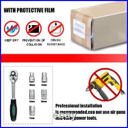 Running Board FOR 07-18 Silverado/Sierra Regular Cab Truck Step 6 Nerf Bar BLK